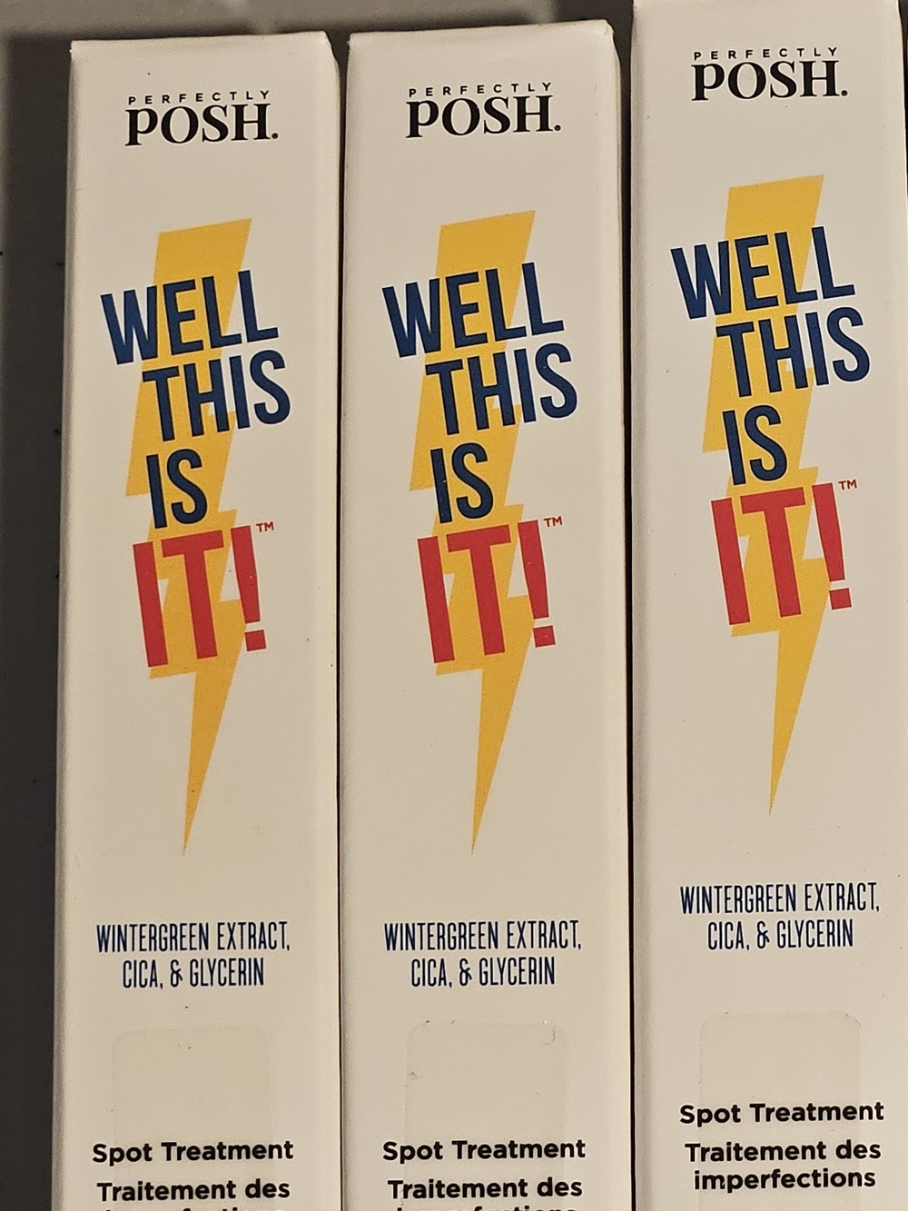 Perfectly Posh Well This Is It! Spot Treatment — White. 3 Pieces!